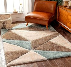 Soft Beige Handwoven Hall Carpet